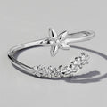 925 Sterling Silver Flower Ring 1