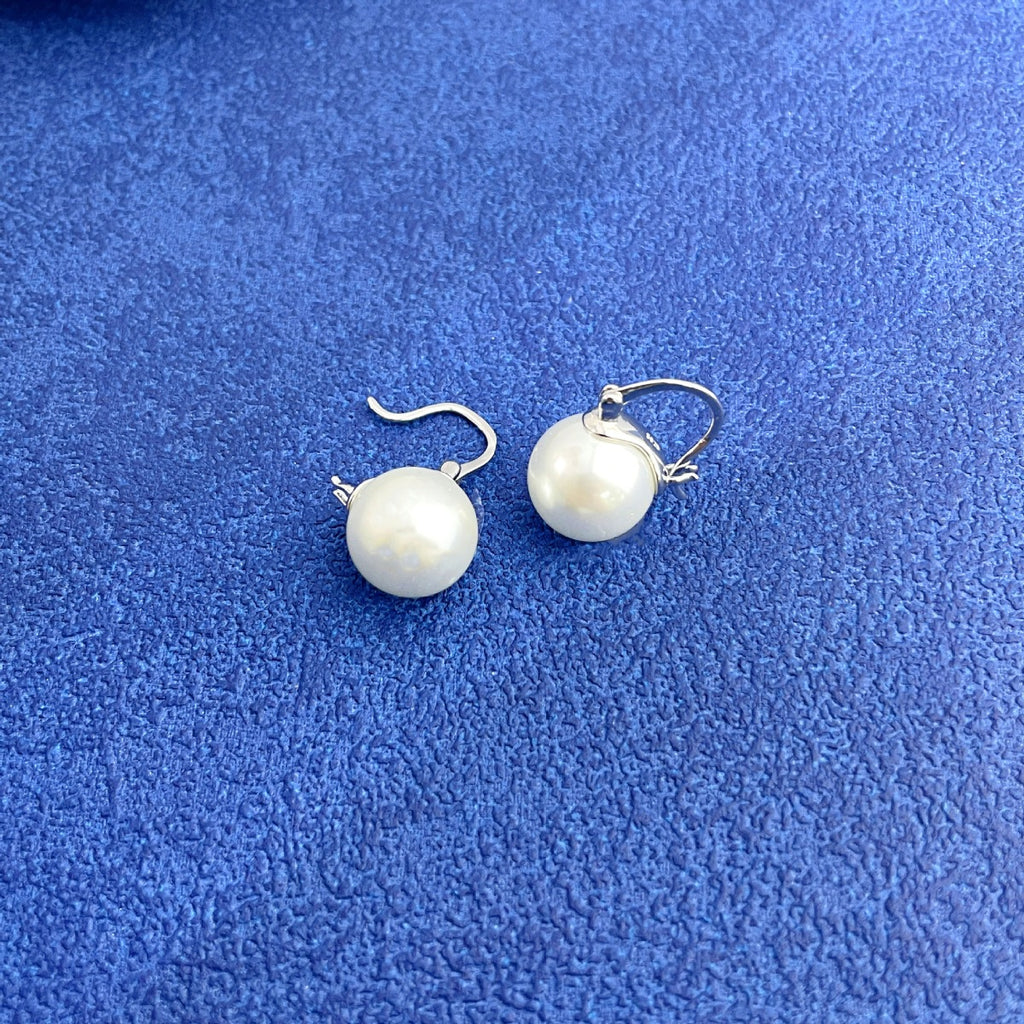 18K Gold-Plated Pearl Earrings 3