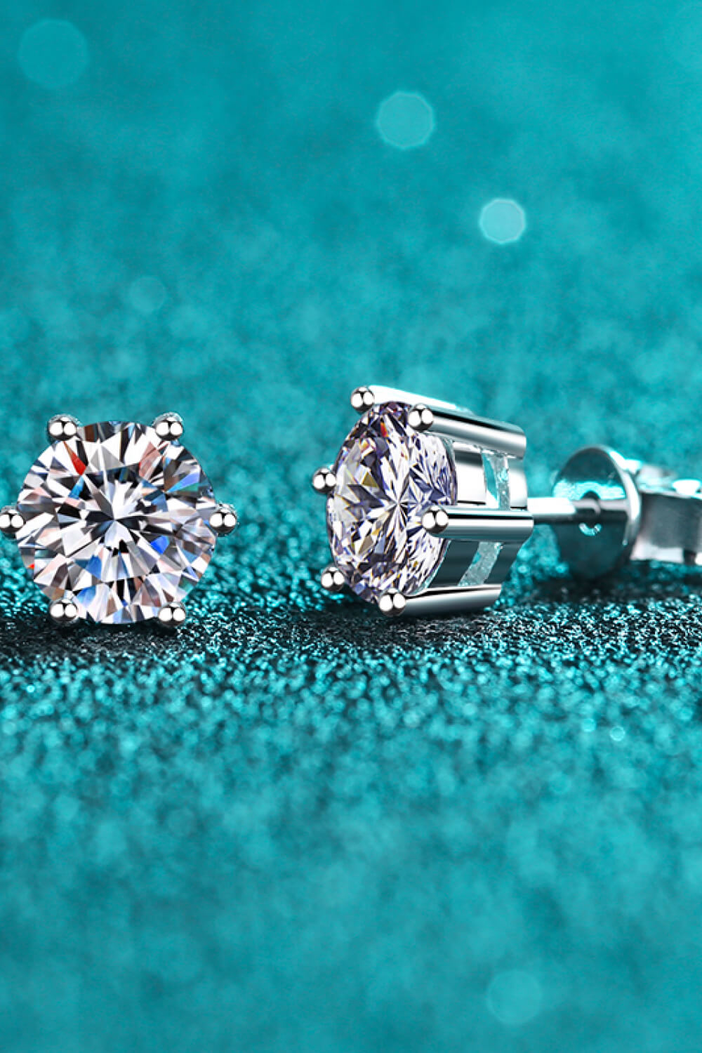 Adored Moissanite Stud Earrings 3