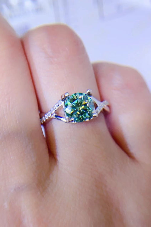 1 Carat Moissanite 925 Sterling Silver Ring 1