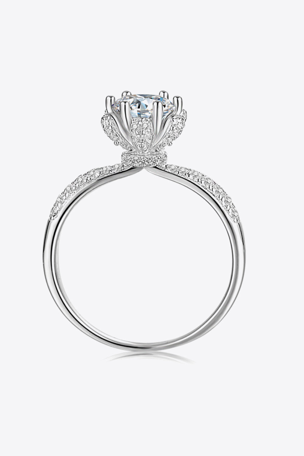 1 Carat Moissanite 6-Prong Ring 1