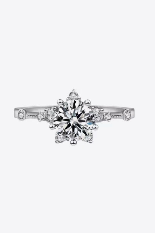 1 Carat Moissanite 6-Prong Ring 1