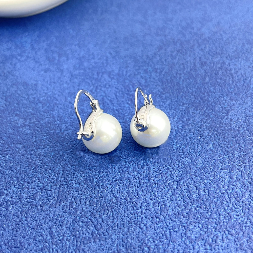 18K Gold-Plated Pearl Earrings  2