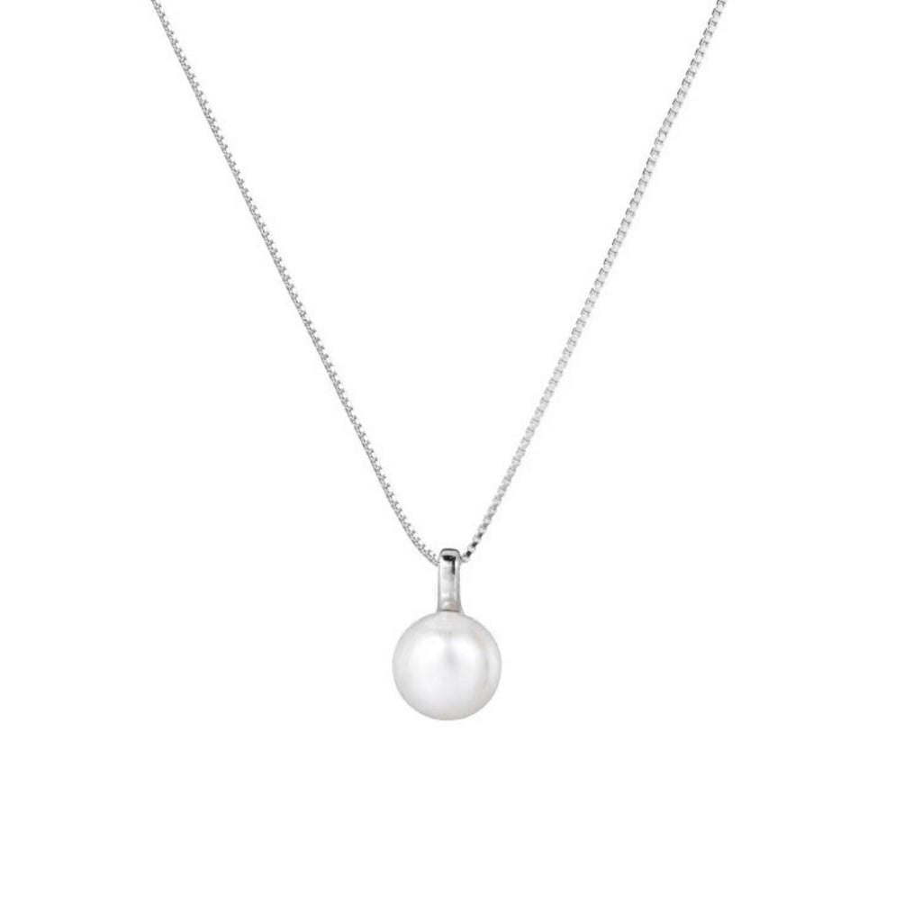 925 Sterling Silver Pearl Necklace 4