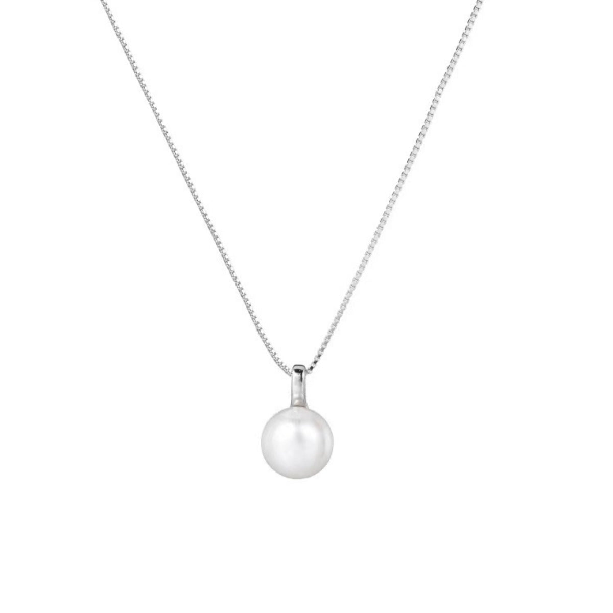 925 Sterling Silver Pearl Necklace 4