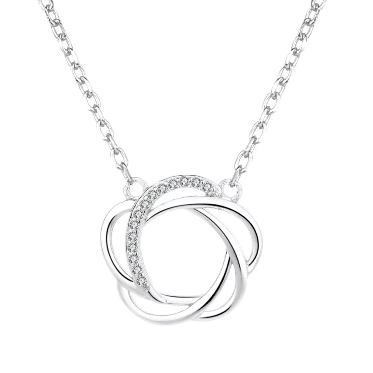 925 Sterling Silver Zircon Pendant Necklace 3