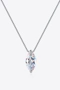 1 Carat Moissanite 925 Sterling Silver Necklace 1